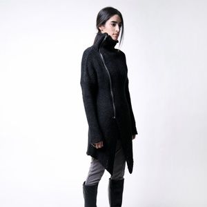 Marcellamoda Zipper Sweater SMALL